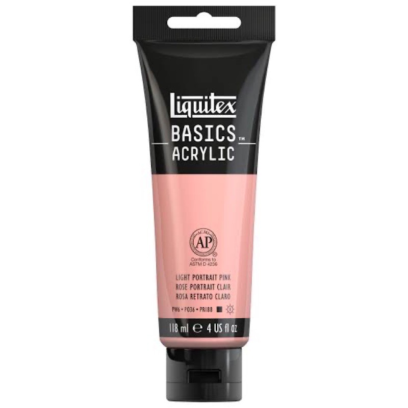 

Cat Acrylic Liquitex Basics 118ml Light Portrait Pink