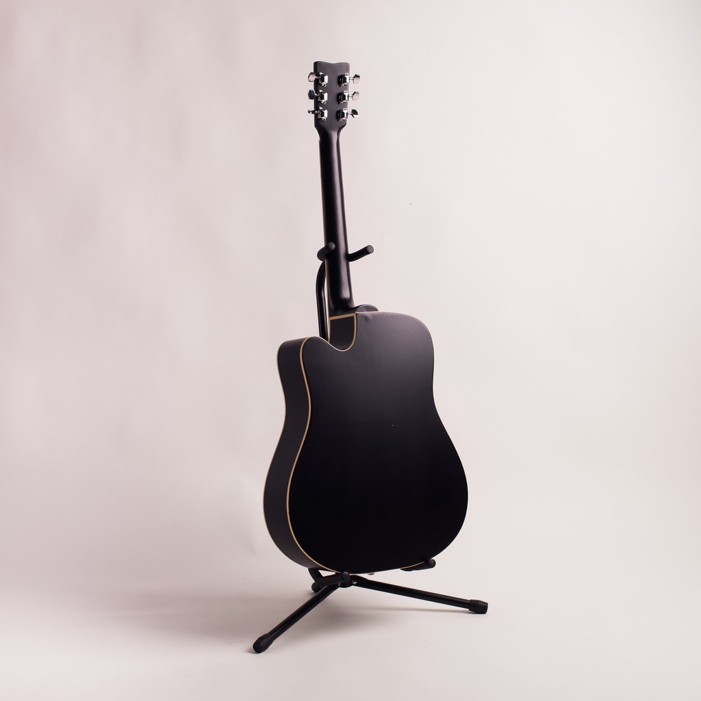[ASLI] GITAR AKUSTIK MANDALIKA DT-SERIES BLACK NO ELEKTRIK