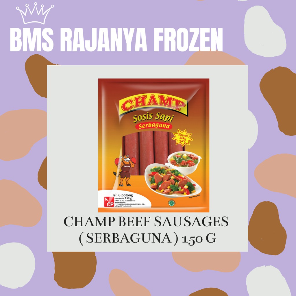 

CHAMP BEEF SAUSAGES ( SERBAGUNA ) 150 G