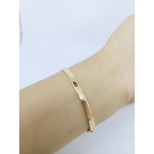 GELANG BANGLE ASLI SILVER 925/GELANG BANGLE CART*R POLOS/GELANG ASLI SILVER/GELANG FASHION