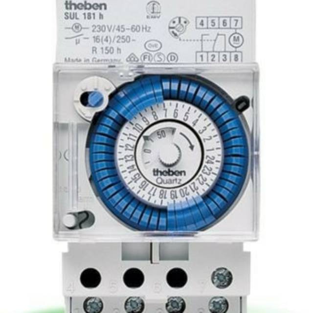 TIMER ANALOG THEBEN SUL181H 220V 16A TIMER OTOMATIS