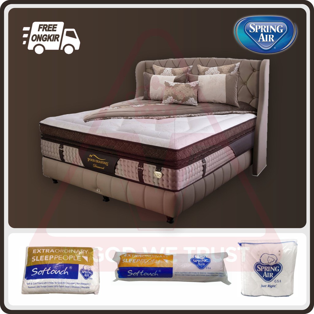 Spring Air Diamond 120 x 200 120x200 Fullset Full Set Full Bed Set