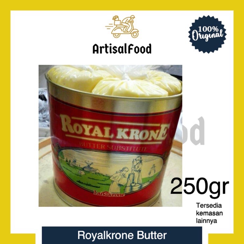 Jual Royal Krone Royalkrone Landkrone Butter Mentega 250gr Room Butter Kiloan 250 Gr Shopee 4869