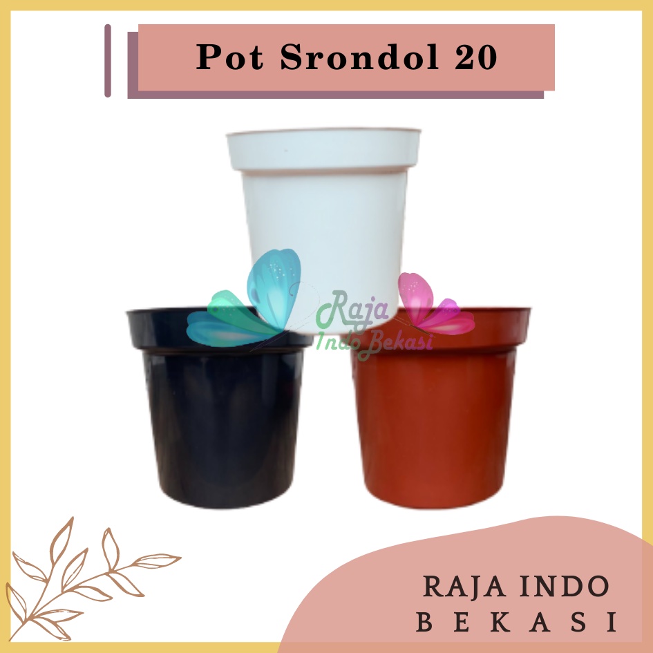 Pot Tinggi Srondol 20 Putih Hitam Merah BataTerracota Terracotta Merah Coklat - Pot Tinggi Usa Eiffel 18 20 25 Lusinan Pot Tinggi Tirus 15 18 20 30 35 40 50 Cm Pot Bunga Plastik Lusinan Pot Tanaman Pot Bibit Besar Mini Kecil Pot Srondol