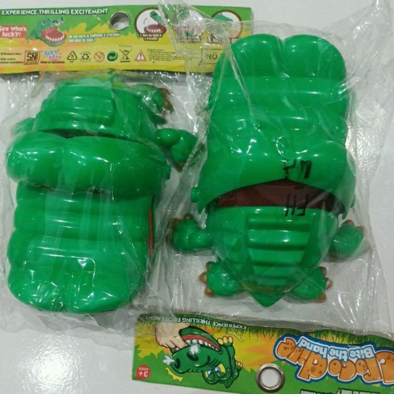 Mainan Buaya Gigit Jari | Crocodile Densits Game