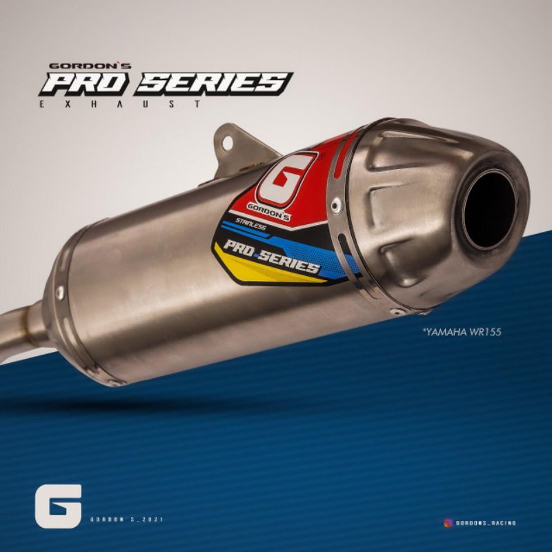 Knalpot Gordon MX PRO BORE UP KLX CRF 150 WR 155