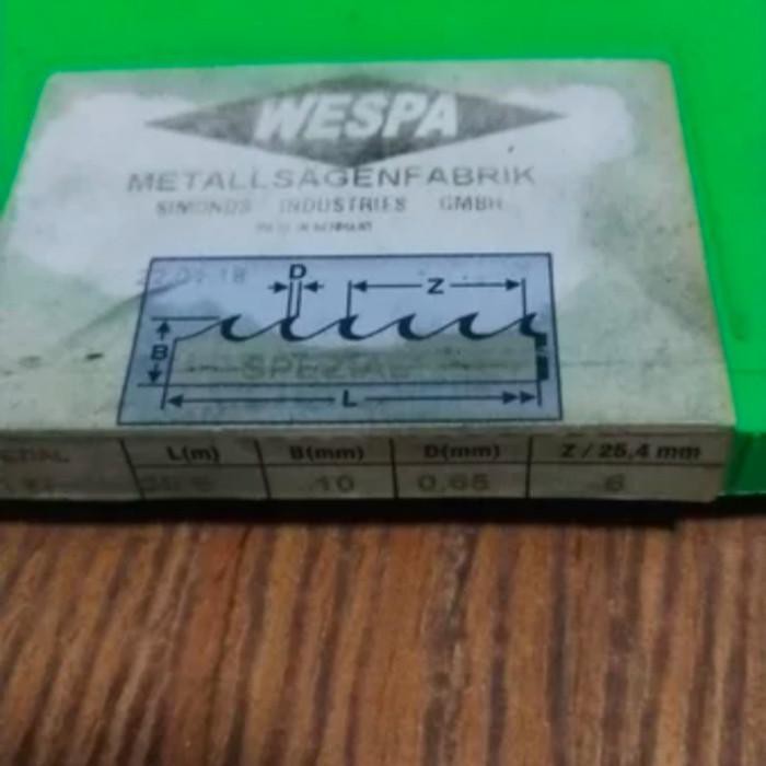 WESPA Gergaji Pita HSS Bandsaw Blade WESPA Roll Size 30.5meter x 8m