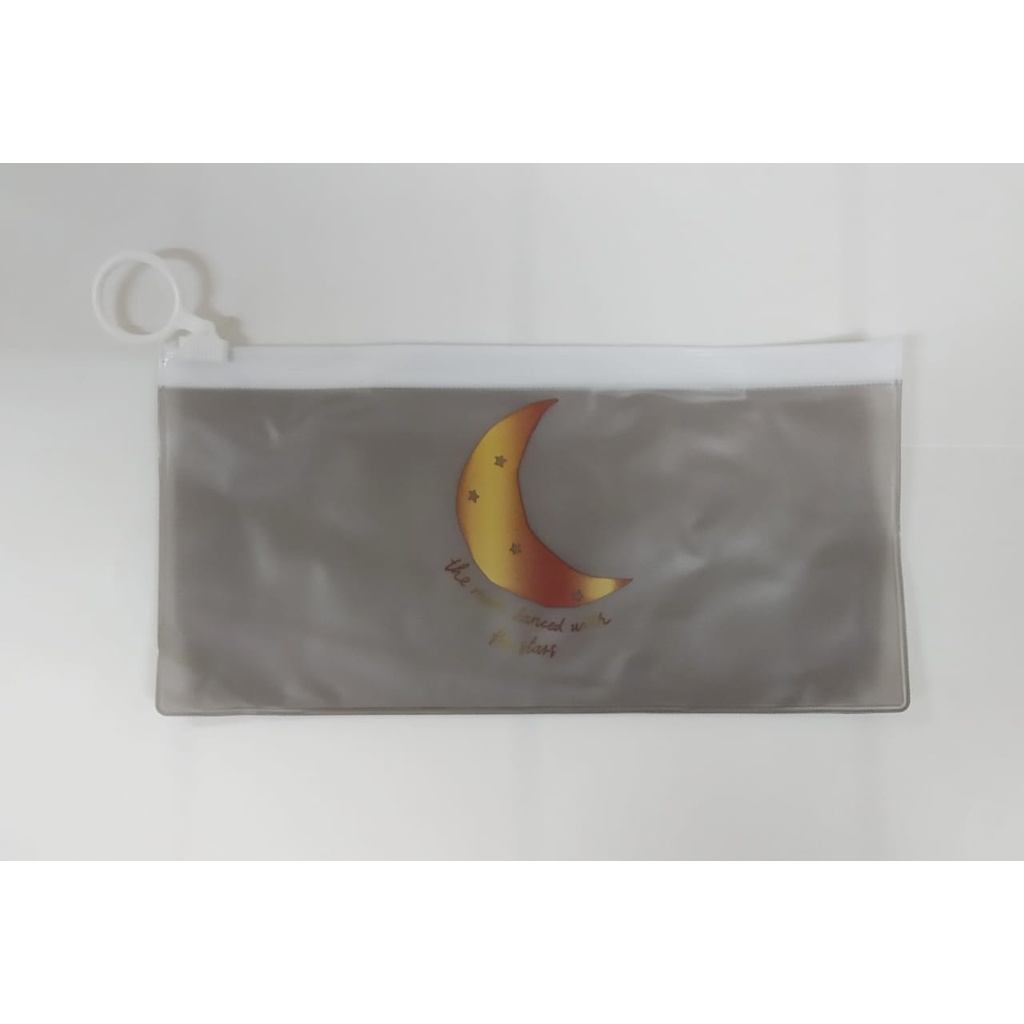 ❤️GTB❤️ Tempat Pensil unik motif Transparan Sumikko Gurashi motif zipper R444-3