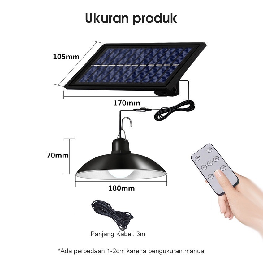 Anbolt lampu tenaga surya Lampu Solar Light Lampu Panel Surya tenaga 16 Led Outdoor tempat lilin  putih hangat/putih