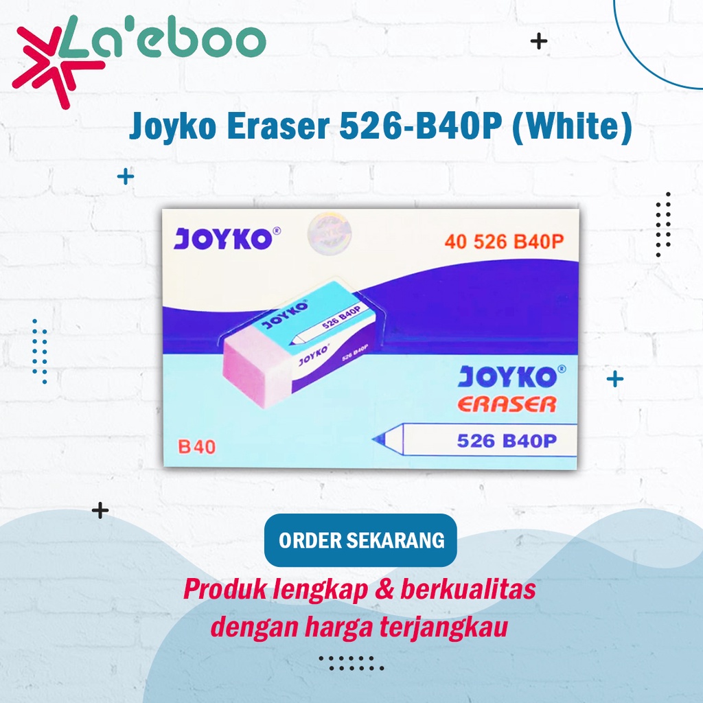 

Penghapus Pensil Joyko Hitam/Putih | Joyko Eraser