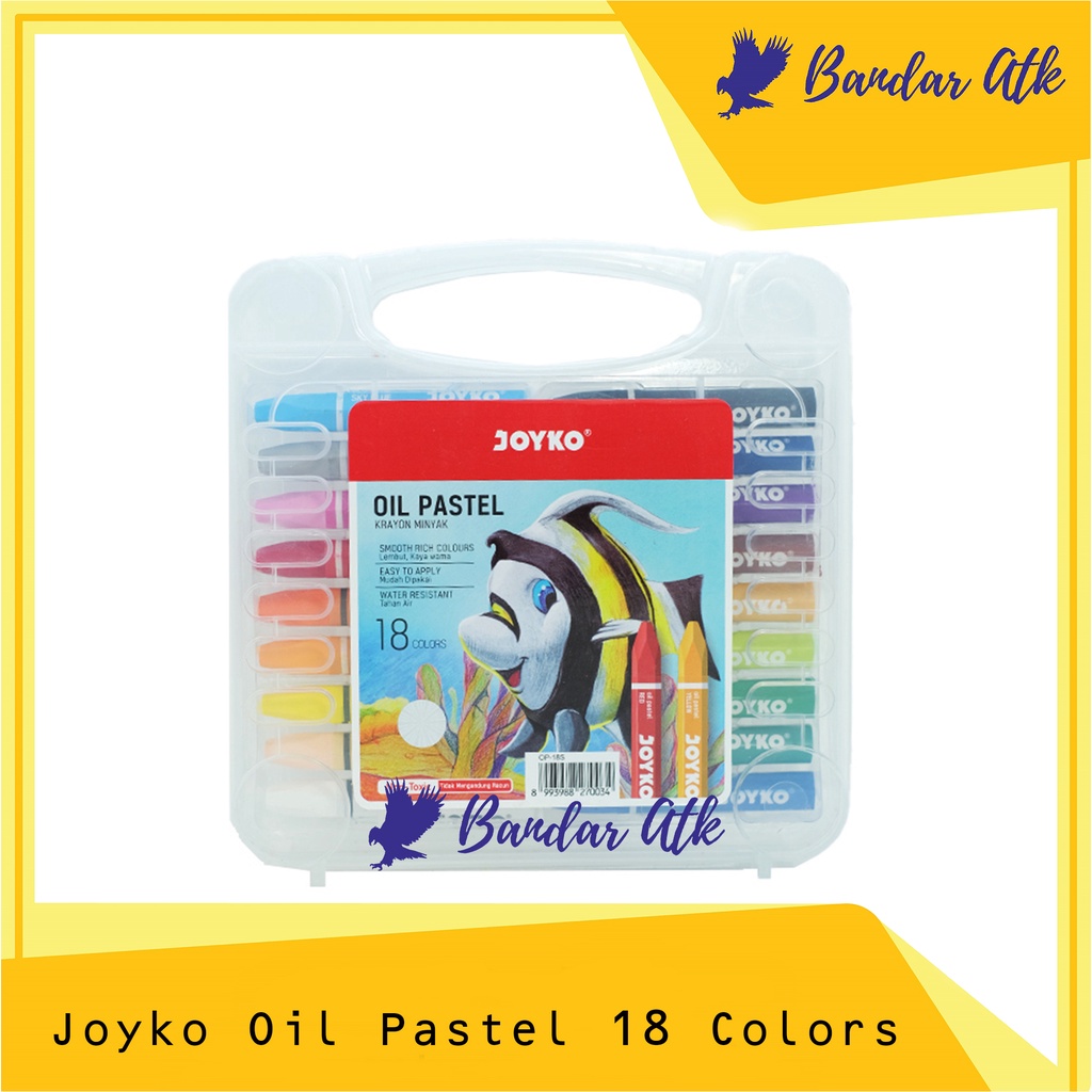 

CRAYON TITI 18S KRAYON OIL PASTEL 18 WARNA SENI RUPA GAMBAR [1 SET]