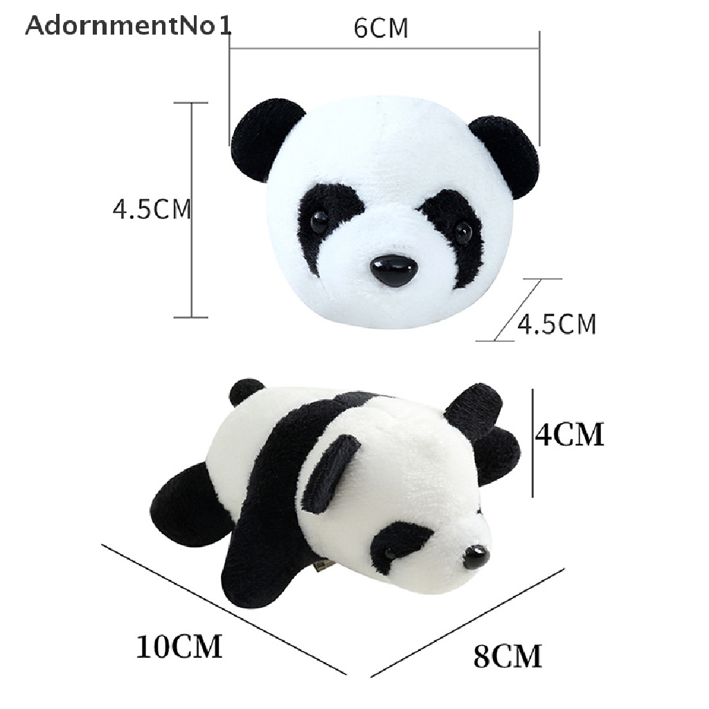 (AdornmentNo1) Pin Bros Boneka Panda Bahan Plush