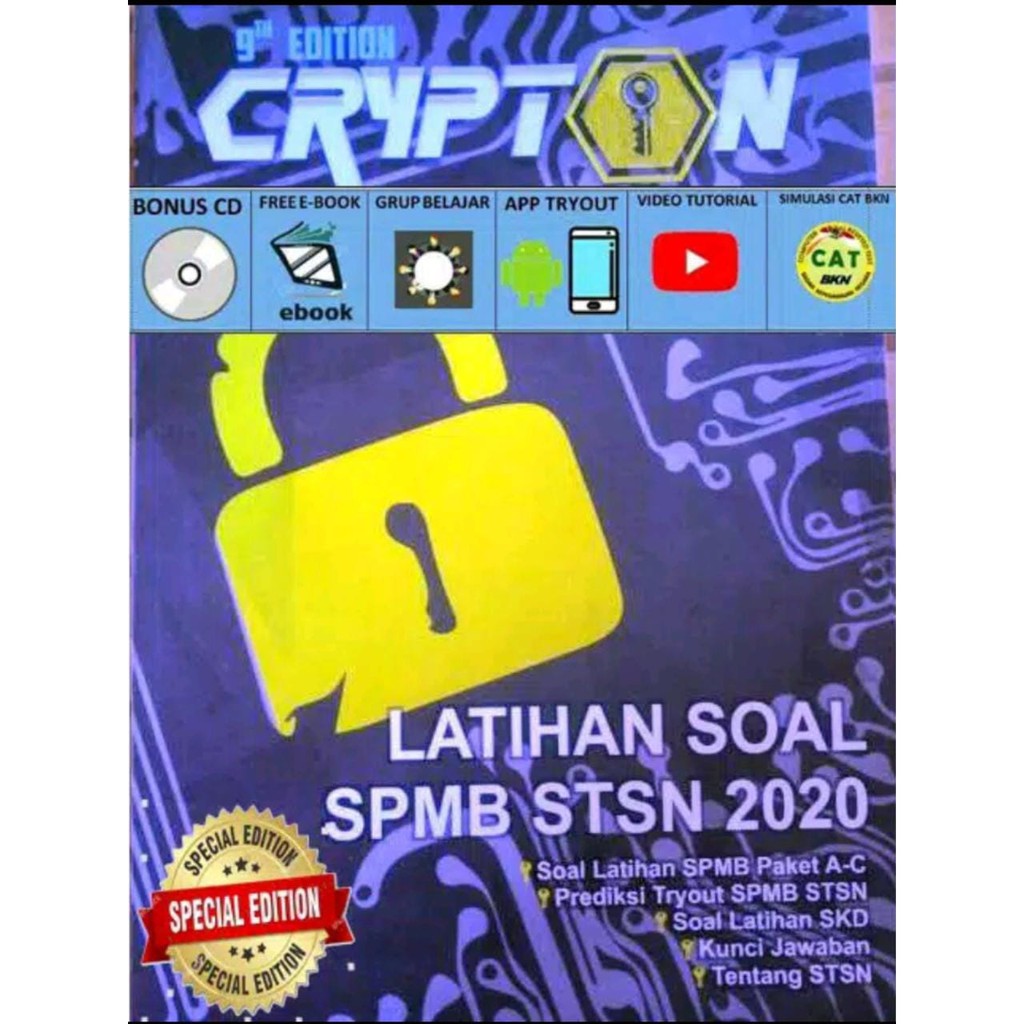 BUKU CRYPTON PANDUAN DAN PERSIAPAN STSN EDISI PREMIUM 2020