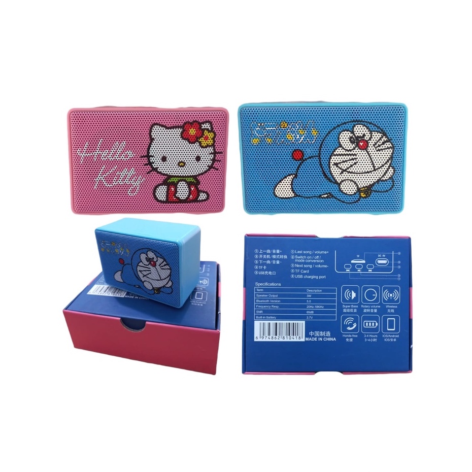 SPEAKER AKTIF HELLOKITTY / SPEAKER AKTIF DORAEMON / SPEAKER BLUETOOTH HELLOKITTY / SPEAKER BLUETOOTH