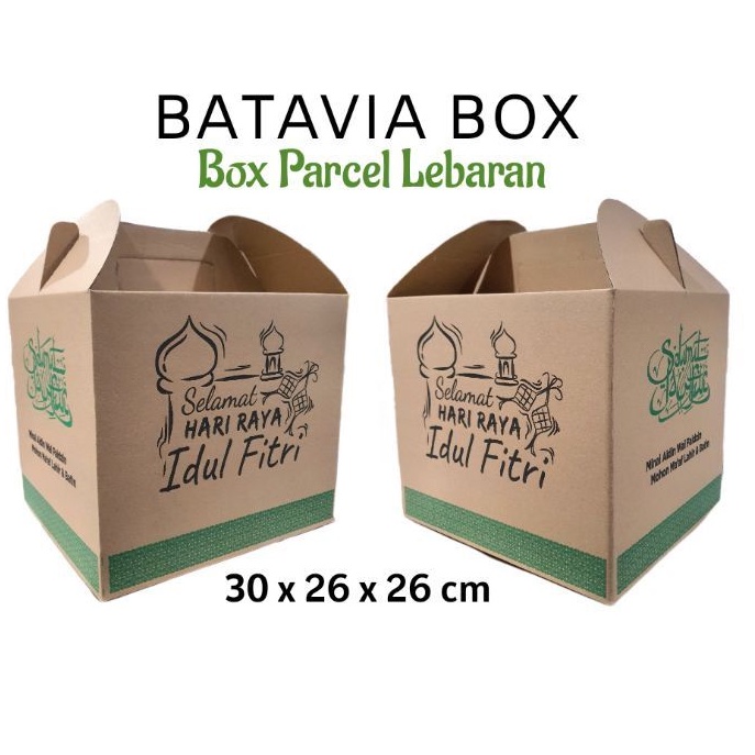 

Box parcel Idul Fitri uk 30x26x26cm