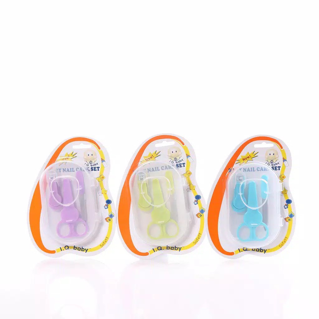 I.Q. Baby 1set Baby Nail Care Set 3in1 / I.Q Baby Gunting Kuku Manicure Bayi 3in1