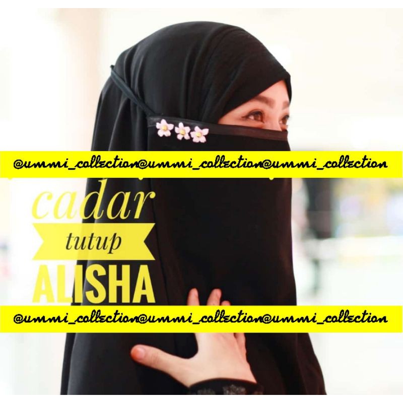 Tutup Cadar Bunga Alisa | Cadar Niqob Temboro