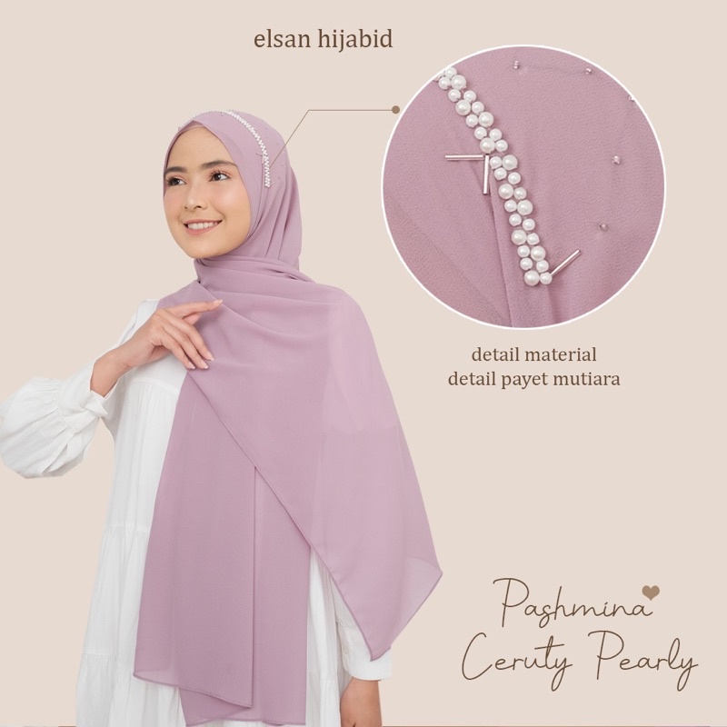 Pashmina Ceruty Pearly Mutiara