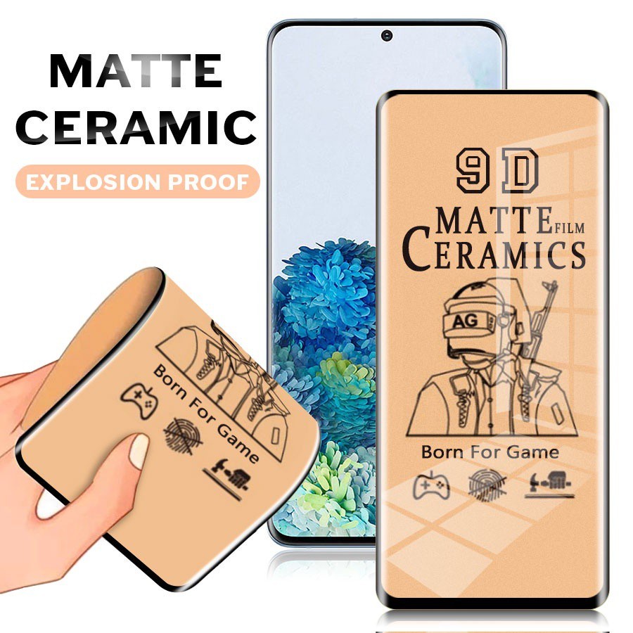 REALME 9i C21Y C25Y ANTI GORES CERAMIC MATTE GLARE ANTI MINYAK LENTUR MIKA PLASTIK SCREEN GUARD PELINDUNG LAYAR FULL COVER REALME C21Y REALME C25Y