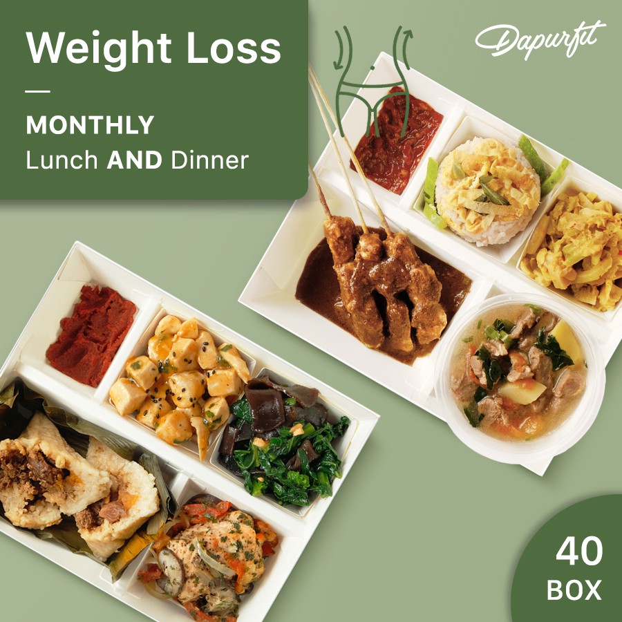 

Dapurfit Weight Loss MONTHLY Lunch AND Dinner (40box-20days) Best Healthy Diet Catering Program