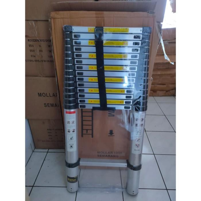 [perkakas] - Tangga MOLLAR Tangga Lipat Teleskopik 5.6 Meter -original Murah