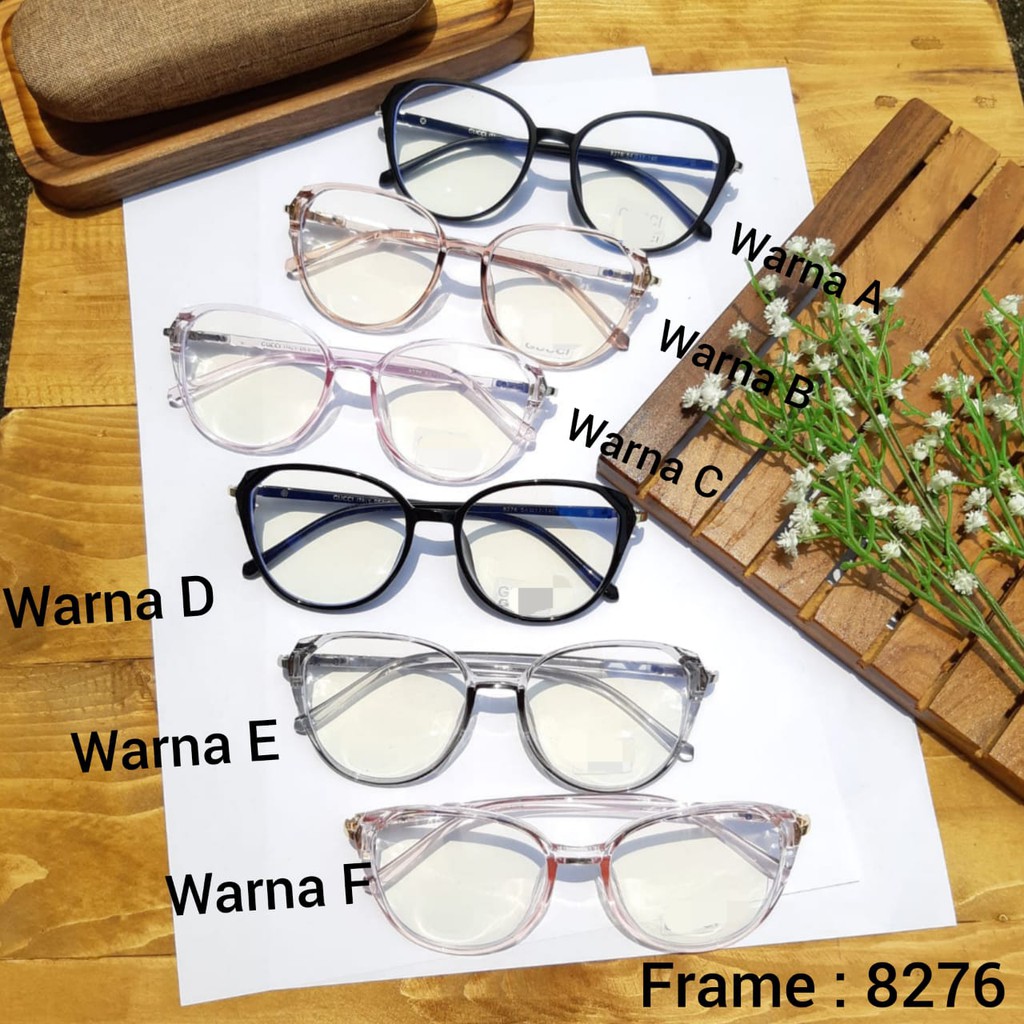 KACAMATA WANITA FRAME GUCCI 8276 Termurah