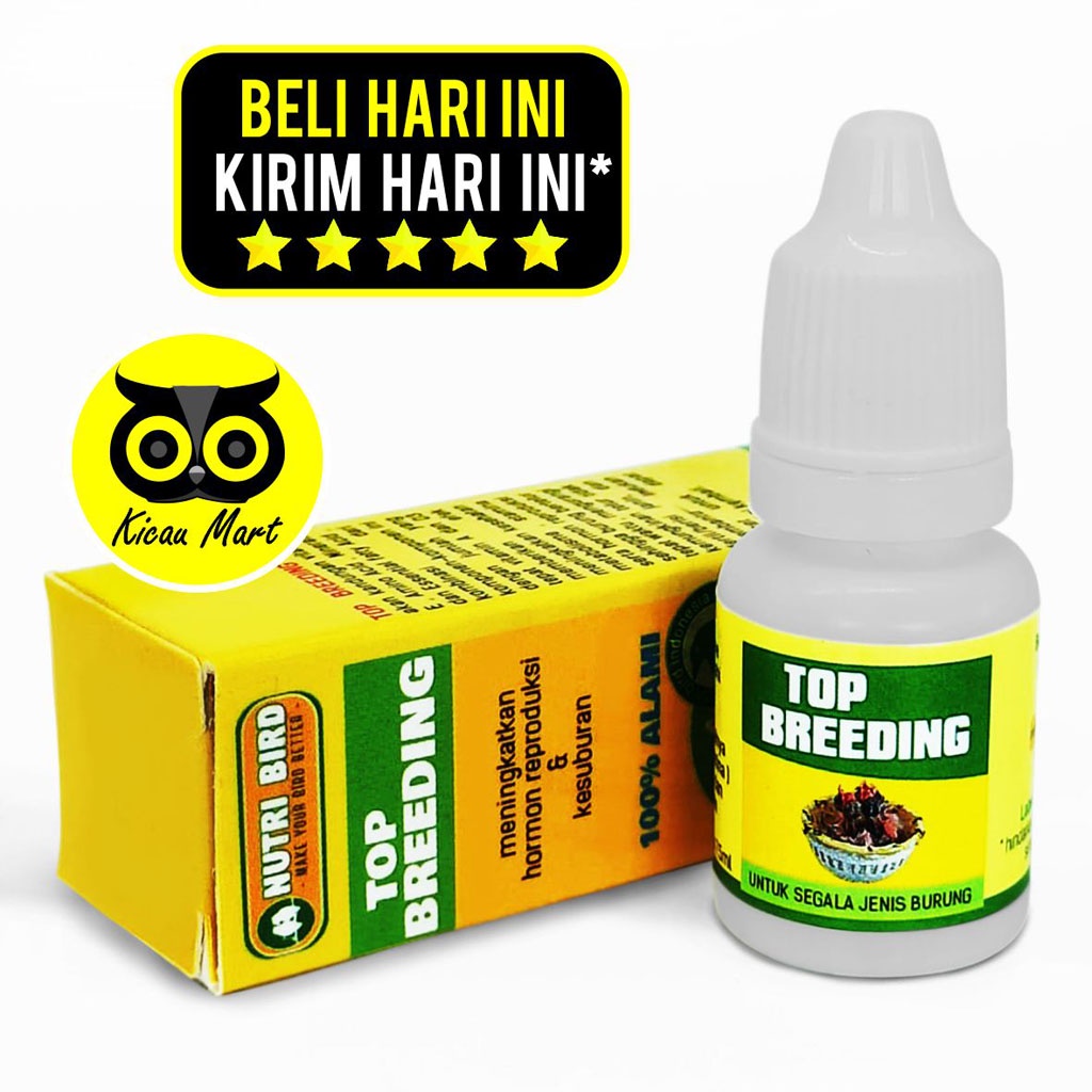 VITAMIN OBAT TERNAK BURUNG LOVEBIRD KENARI MURAI KACER JANTAN BETINA TOP BREEDING NUTRIBIRD VTTBRFY