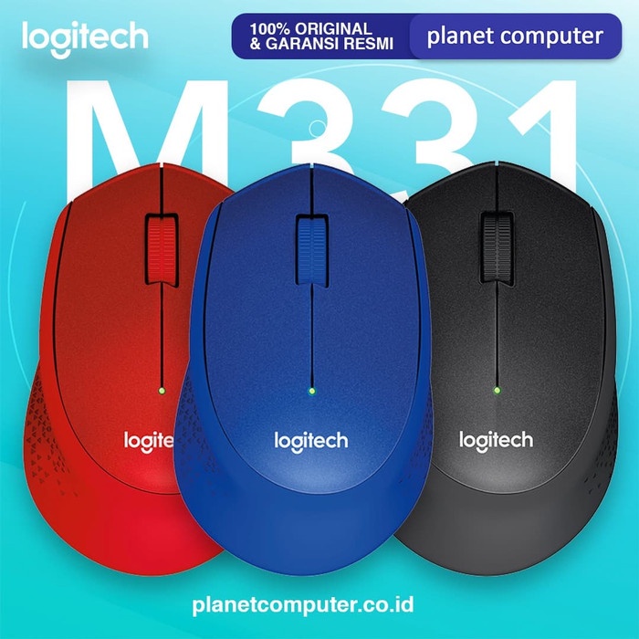MOUSE LOGITECH WIRELESS M331 SILENT PLUS ORI
