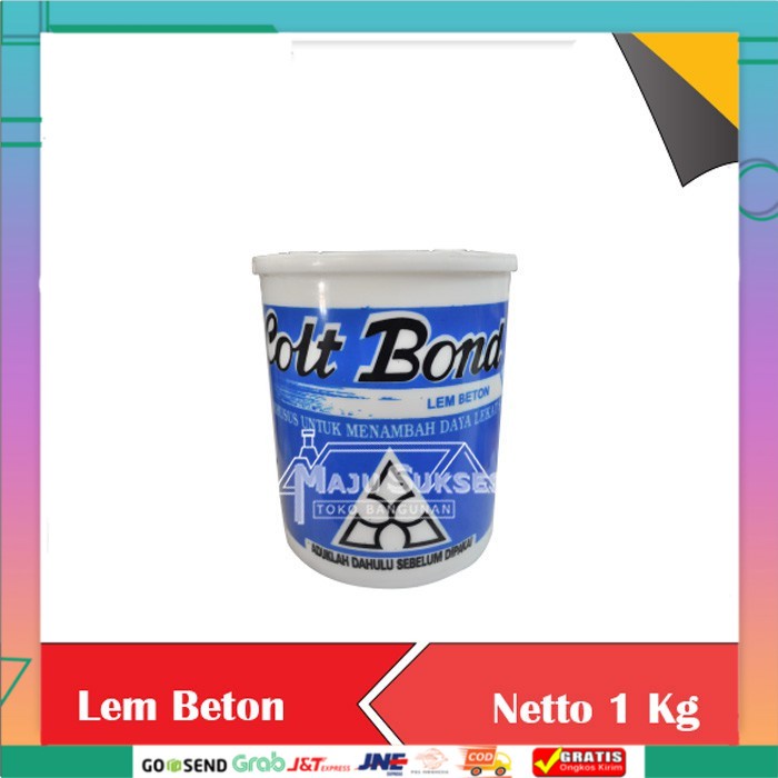 

Lem Rekat Beton Colt Bond biru / Call Bon jempol 1 kg COLBOND Terbaru