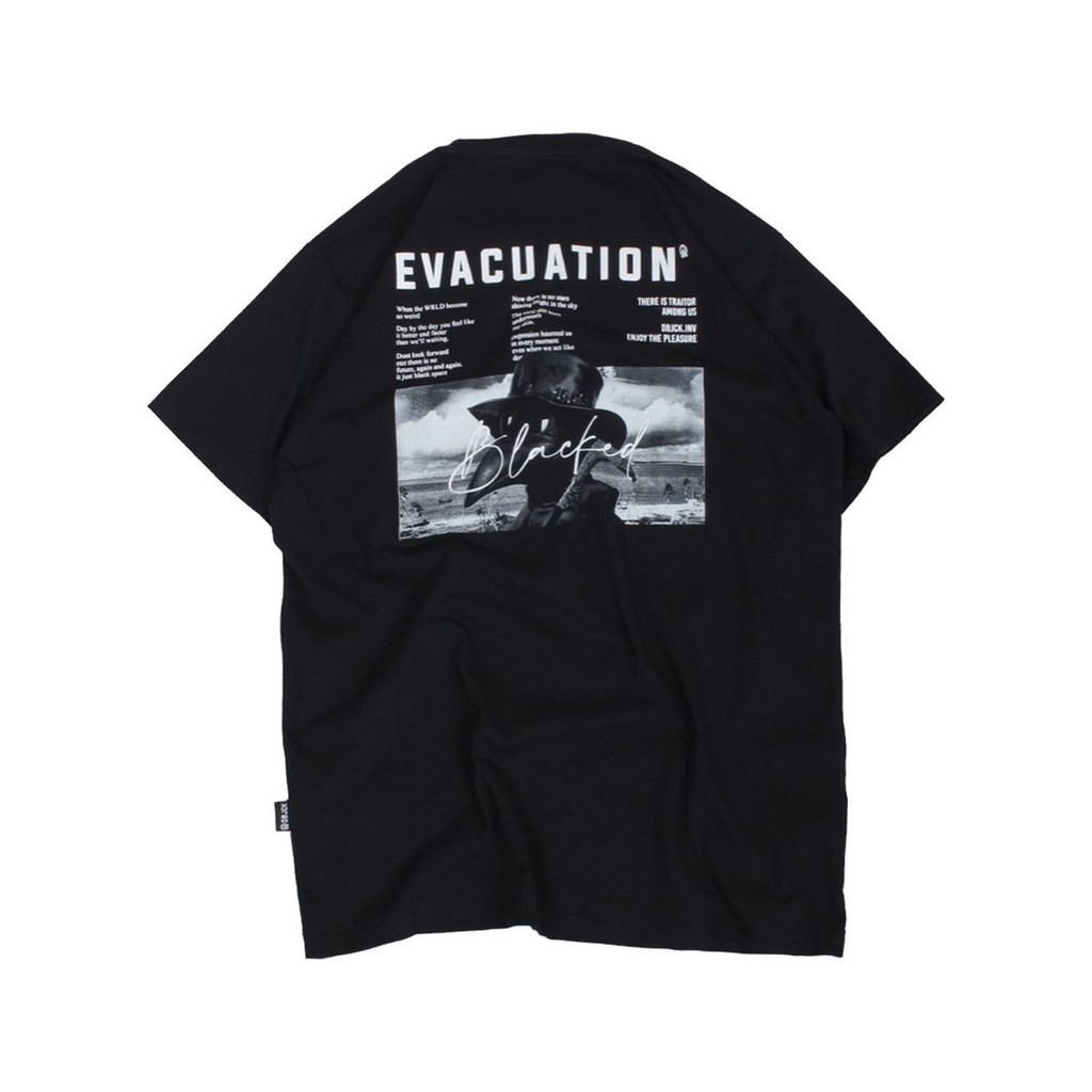 Baju Kaos Distro Pria Suke Evacuation Hitam Original | Baju Kaos Suke | Kaos Suke | Baju Suke