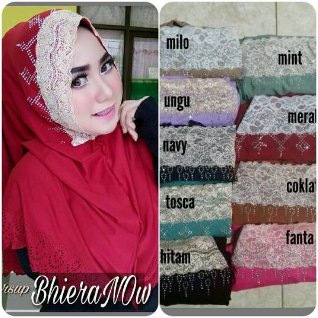 Jilbab instan syria manik plus laser