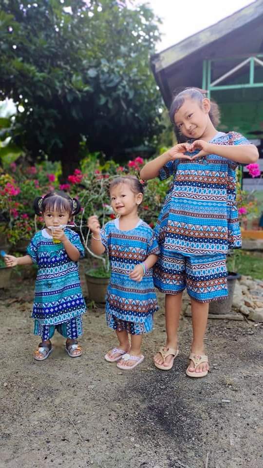 Stelan Bali Anak | Stelan Batik Aqilah