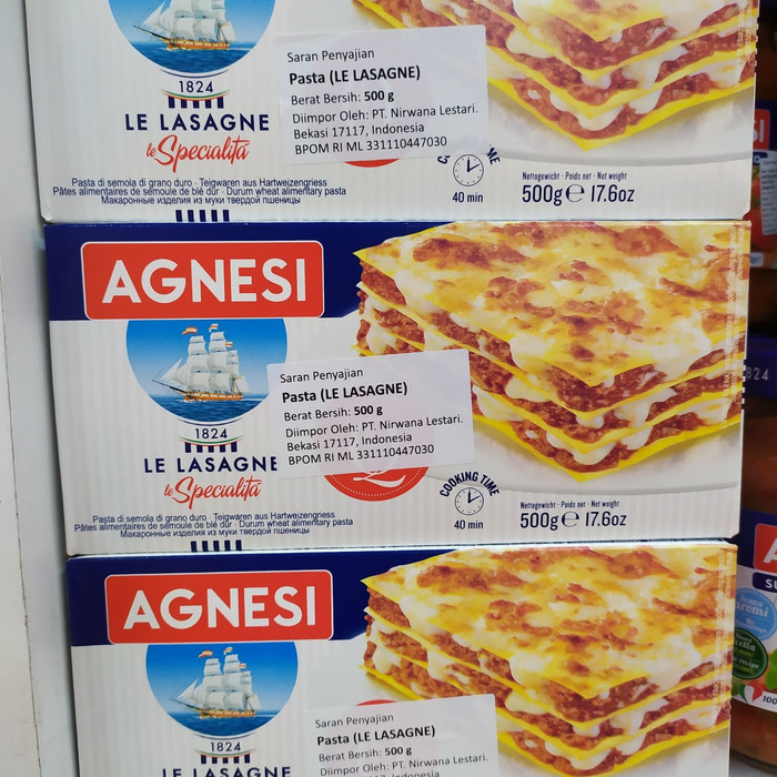 

AGNESI Le Lasagna ( Pasta ) 500gram