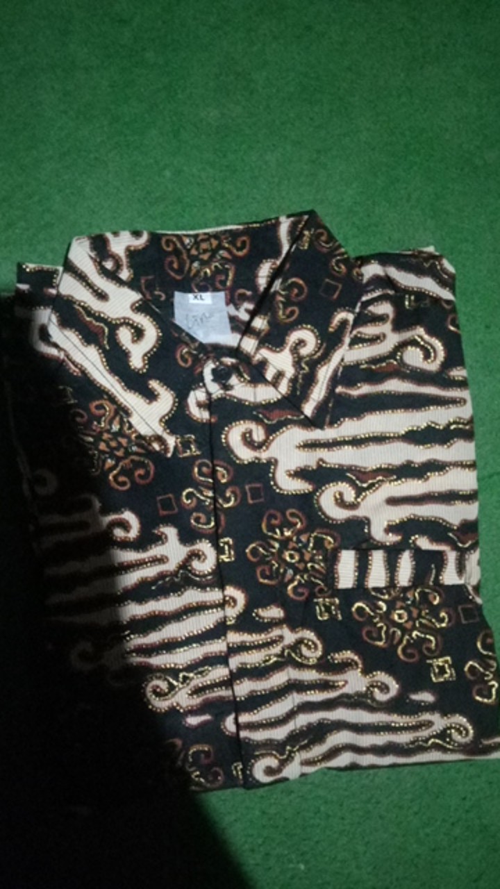 Kemeja Batik Anak Motif Parang Coklat
