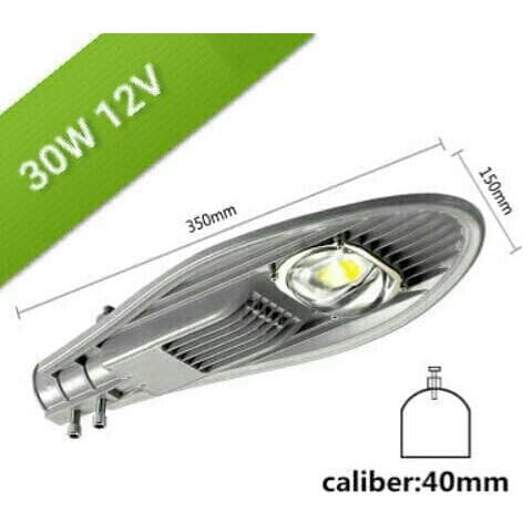 LAMPUPROYEKTOR_ PJU DC 12V 30W LED DC SOLAR STREET LIGHT LAMPU SOROT HPL Berkualitas