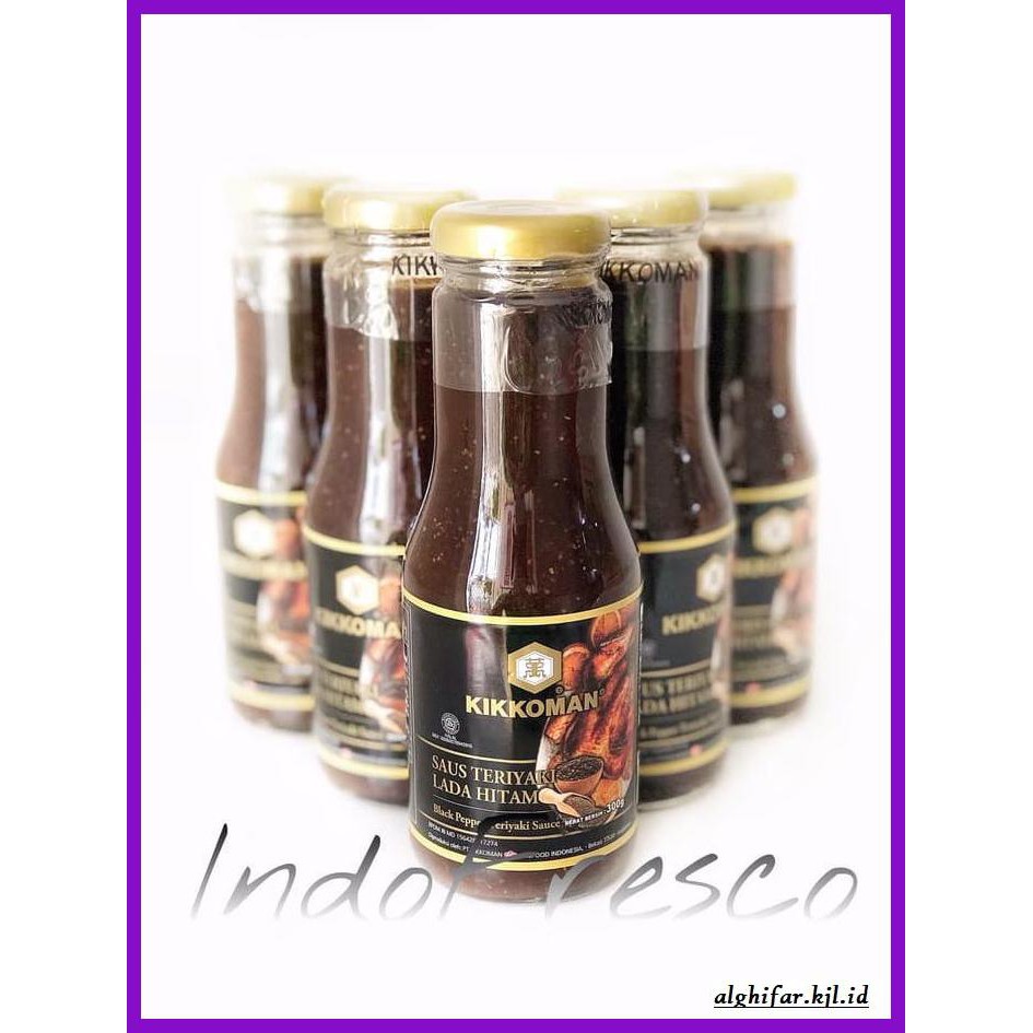 

gnidderdsaus- kikkoman black pepper teriyaki sauce- saus teriyaki lada hitam 300g -asliiiiii.