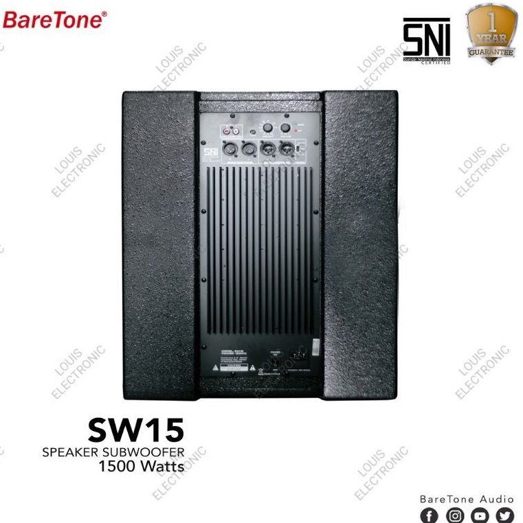 Subwoofer Aktif BareTone SW15 SW 15 15 Inch ORIGINAL