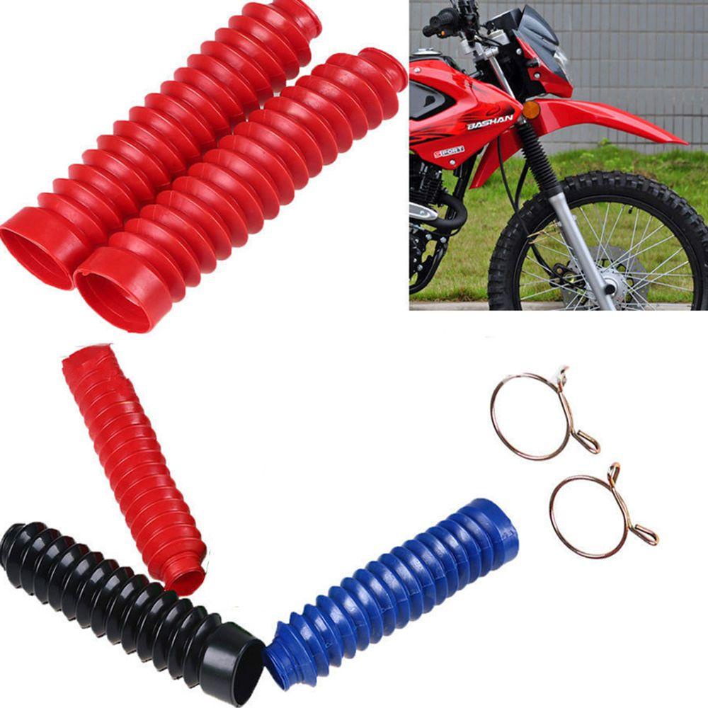 Populer 2pcs Penutup Peredam Kejut Motor Modifikasi Aksesoris Universal Pelindung Debu Shock Absorber