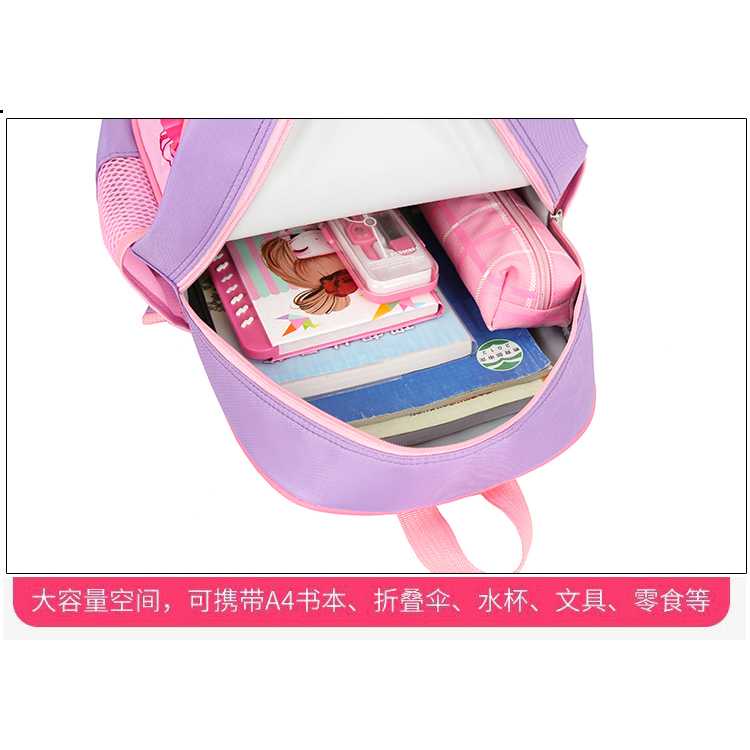 SUNEIGHT Tas Ransel Sekolah Anak Kartun Lucu Karakter Barbie - B304