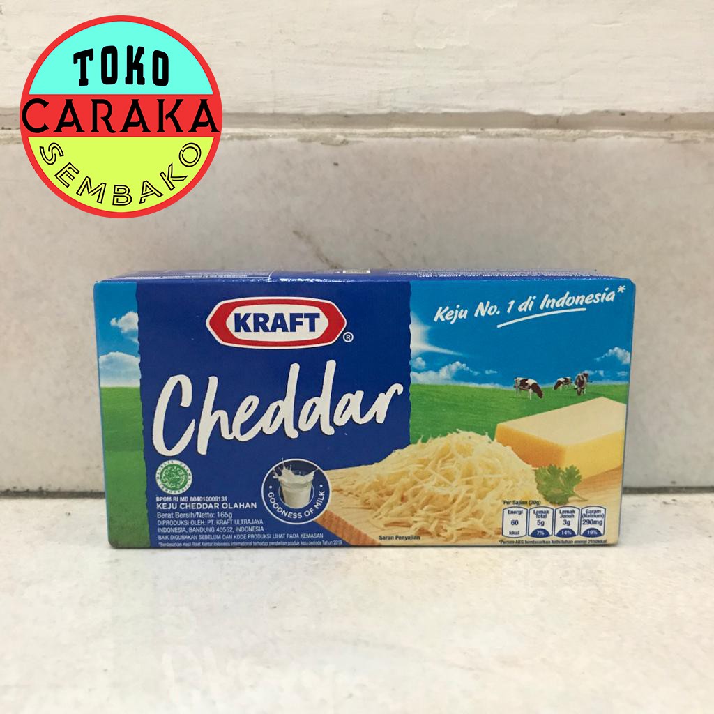 

Keju Craft Cheddar - Kraft - 160g