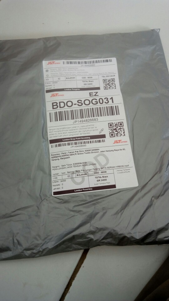 Batik Pria Lengan Panjang Batik Berkah Hrb026 Motif Keratonan Kode 002 Size M L Xl Xxl Reguler