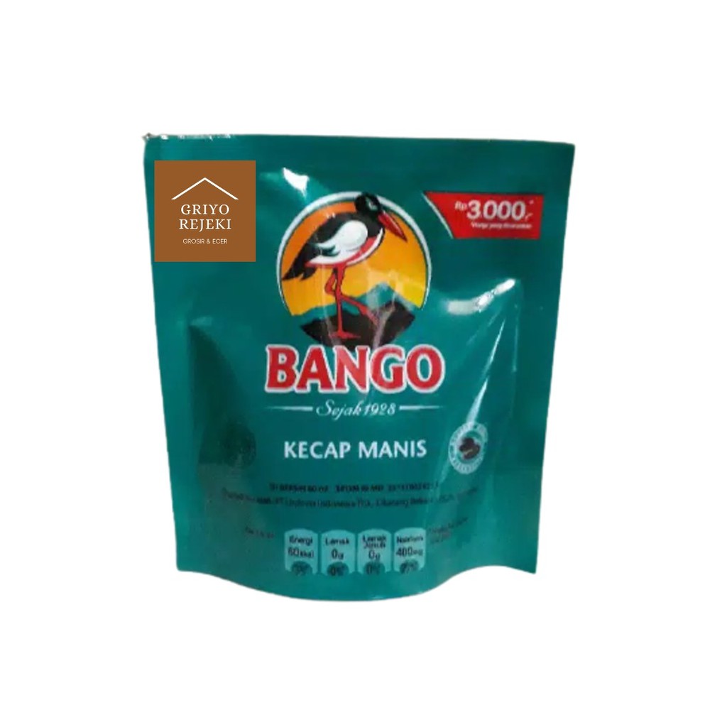 

BANGO Kecap Manis 60ml (1 Bungkus) | Kecap Manis Bango 60ml