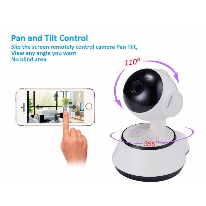 IP Camera 5Mp WIFI CCTV V380Pro Smart Wifi Kamera HD1080P Q6 Wireless IP Kamera APP Control-nya