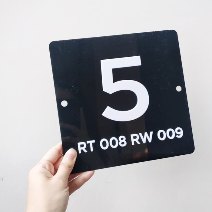 

Unik Nomor Rumah Acrylic Timbul 20cm | Nomor Rumah Acrylic Limited