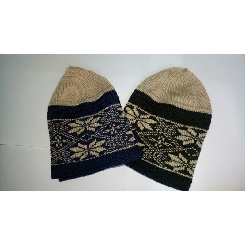 peci rajut /peci kupluk anak/dewasa/peci kupluk motif