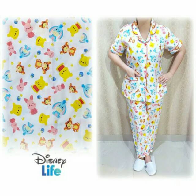 piyama baby pooh panjang
