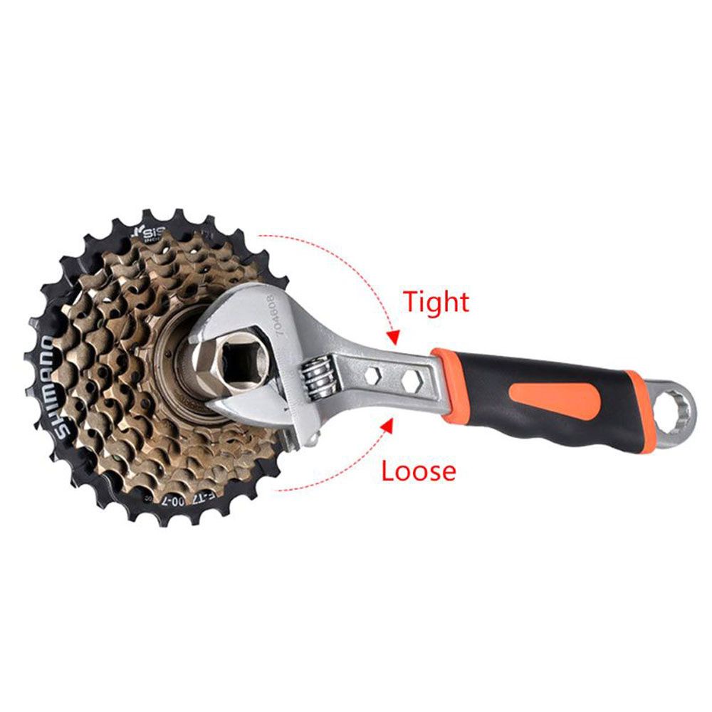 REBUY MTB Flywheel Cycling Remover Repair Tool Bicycle Lockring Sleeve Cassette Remover Tools Bicycle Repair Tools Bike Accessory Removal Freewheel