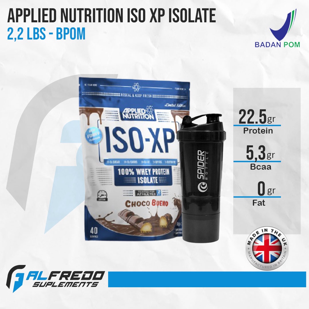 Applied Nutrition Iso XP 2.2lbs 1kg Whey Protein Isolate
