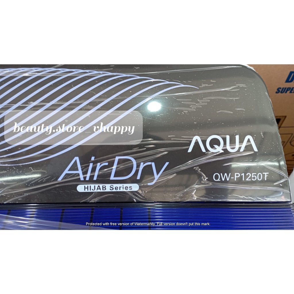 Mesin Cuci 2 Tabung AQUA QW 1250XT 12 Kg Garansi Resmi Khusus Jawabarat Jabodetabek (Kota bandung dan Cimahi Bisa COD)