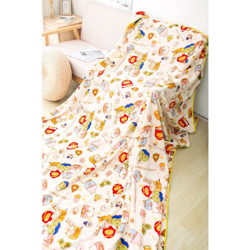 SELIMUT SUMIKKO KUNING LEMBUT BLANKET IMPOR